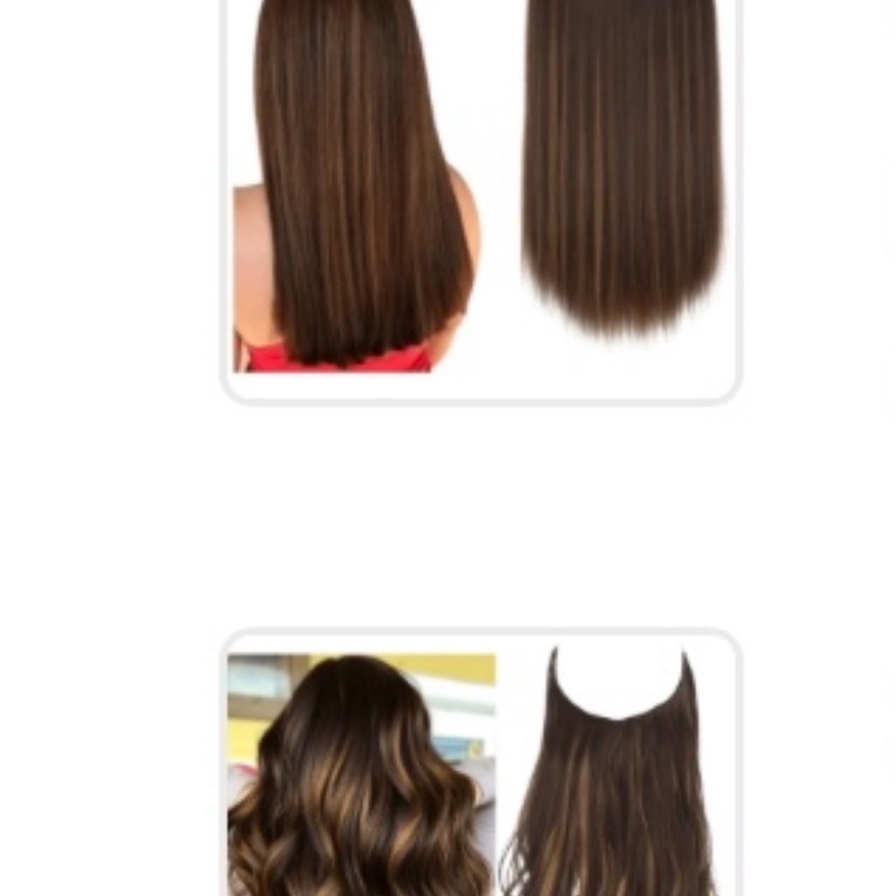 Brown Halo Hair Extensions